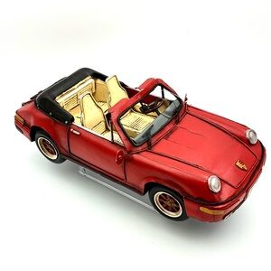 1973 Red Porsche Der 911 - Red Convertible Model Car